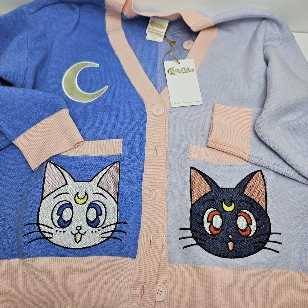 Sailor Moon Sweater Cardigan - Picture 8 of 11